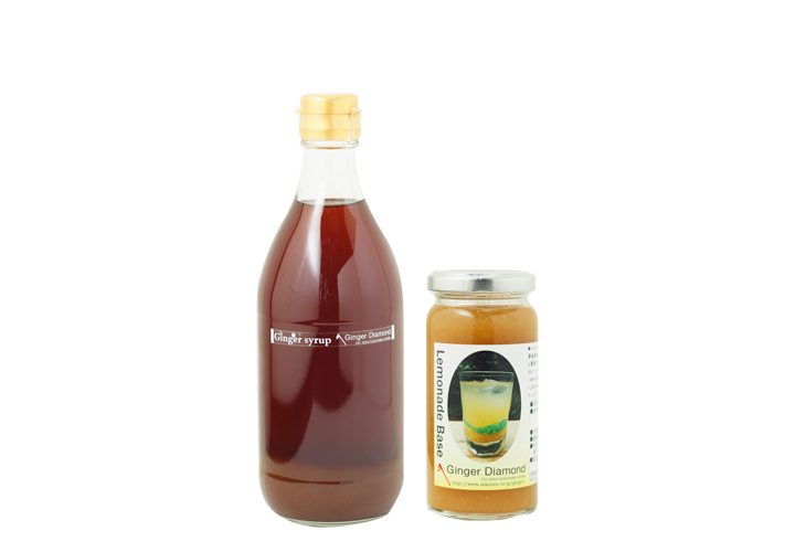 ジンジャーシロップ500ml・レモネードベース