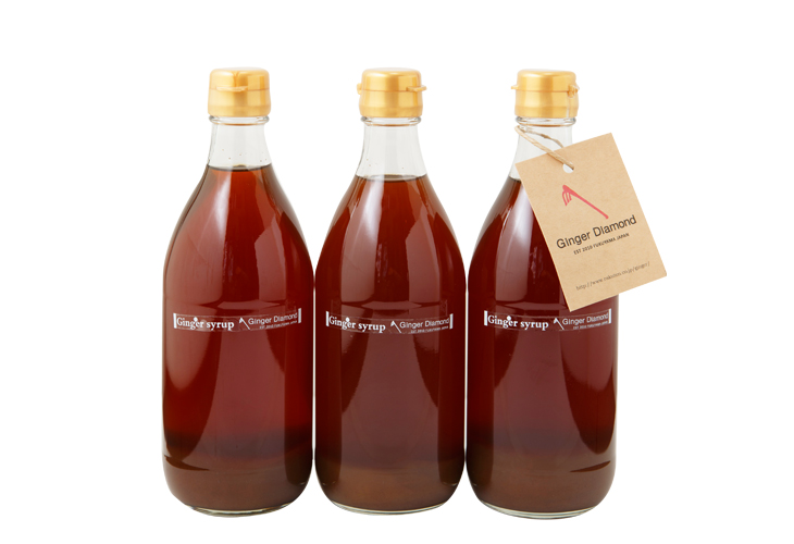 ジンジャーシロップ500ml 3本
