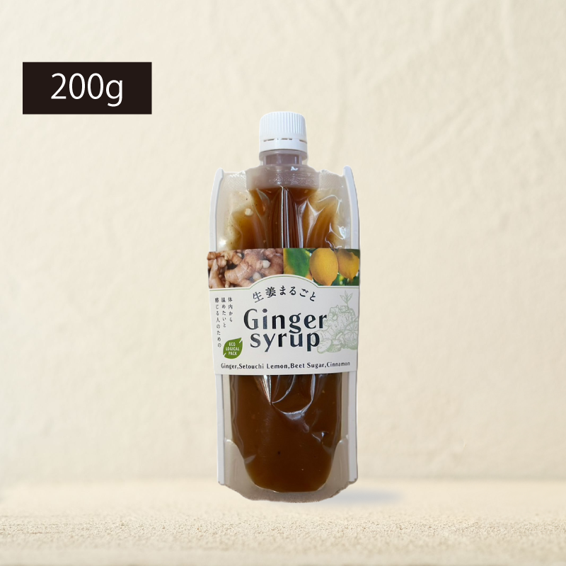 生姜まるごとジンジャーシロップ200g